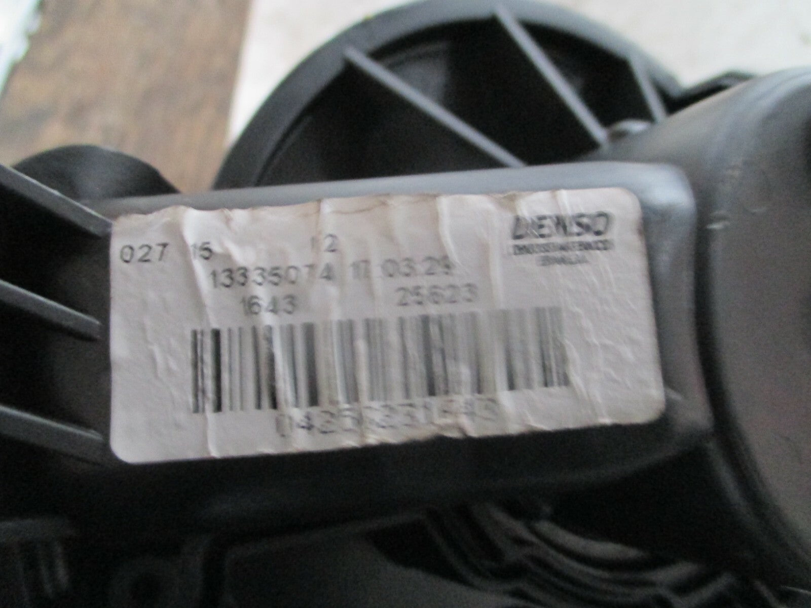 VAUXHALL CORSA E 2014-2019 HEATER BLOWER MOTOR 13335074