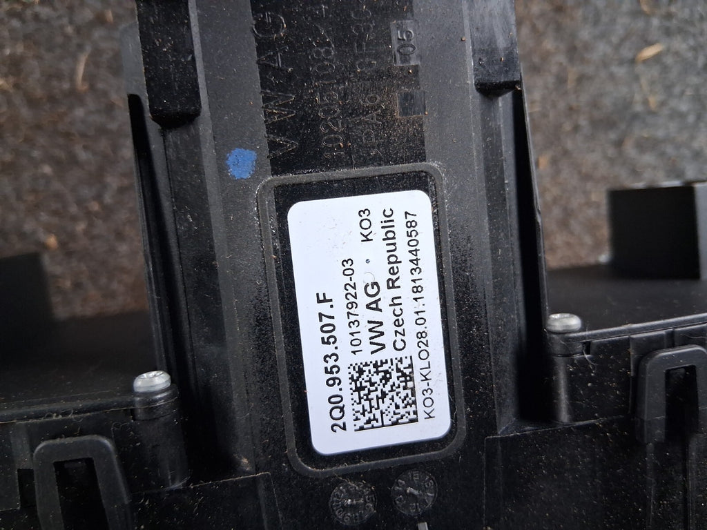 VW VOLKSWAGEN POLO 2018 MK6 INDICATOR WIPER STALK SWITCH WITH SQUIB 2Q0953507