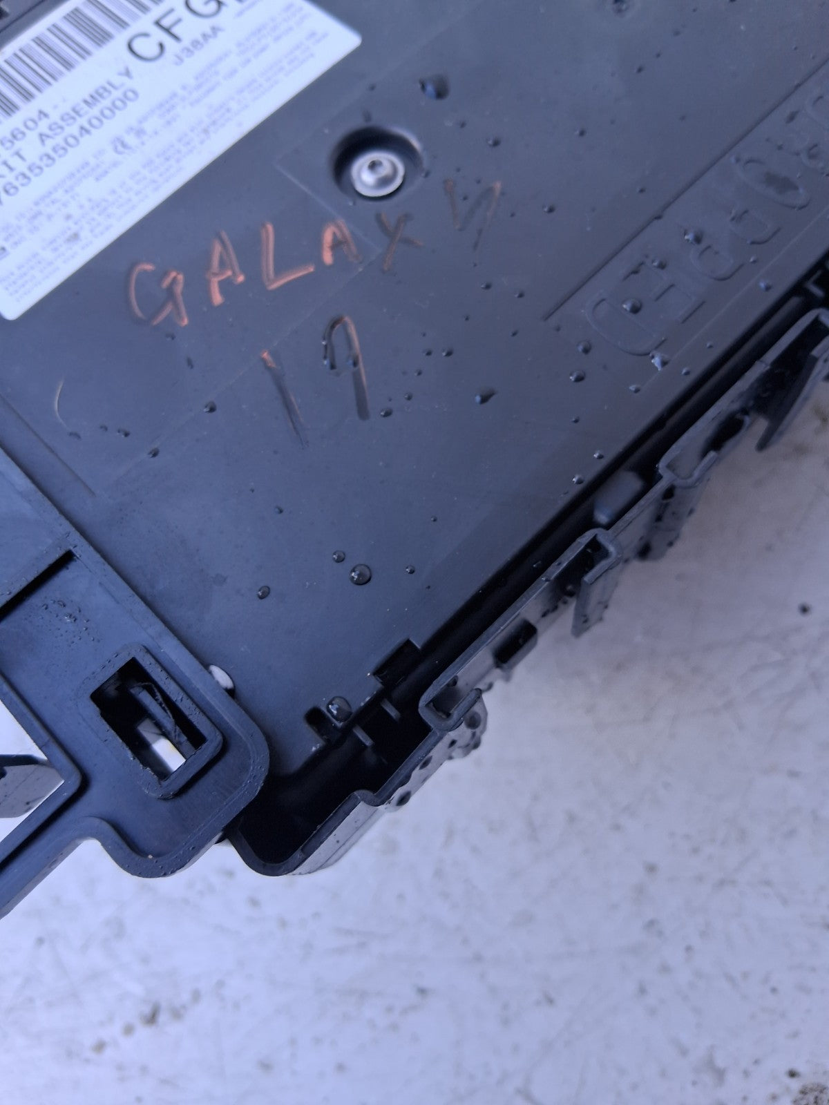 2019 FORD GALAXY MK4 BODY CONTROL MODULE UNIT ECU ju5t15604