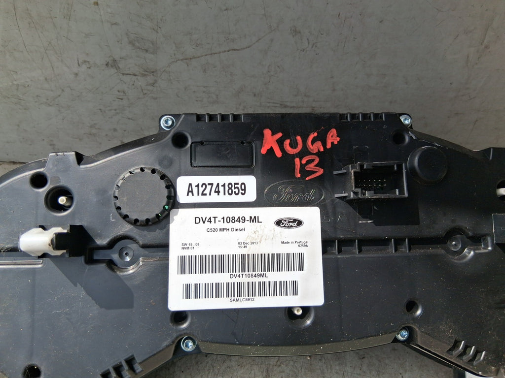 2013 FORD KUGA MK2 2.0 DIESEL SPEEDO METER INSTRUMENT CLUSTER DV4T10849ML