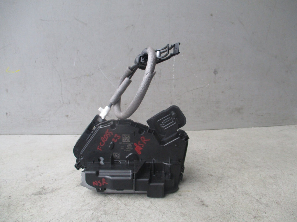 2023 VW VOLKSWAGEN T CROSS NSR PASSENGER SIDE REAR DOOR LOCK MECH 5TA839015P