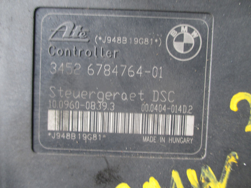 BMW 3 SERIES E90 2008 2.0 PETROL ABS PUMP CONTROL MODULE 6784763