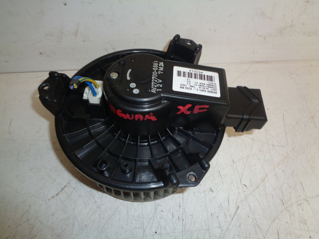 JAGUAR XF X250 2010 HEATER FAN BLOWER MOTOR AV2727005381