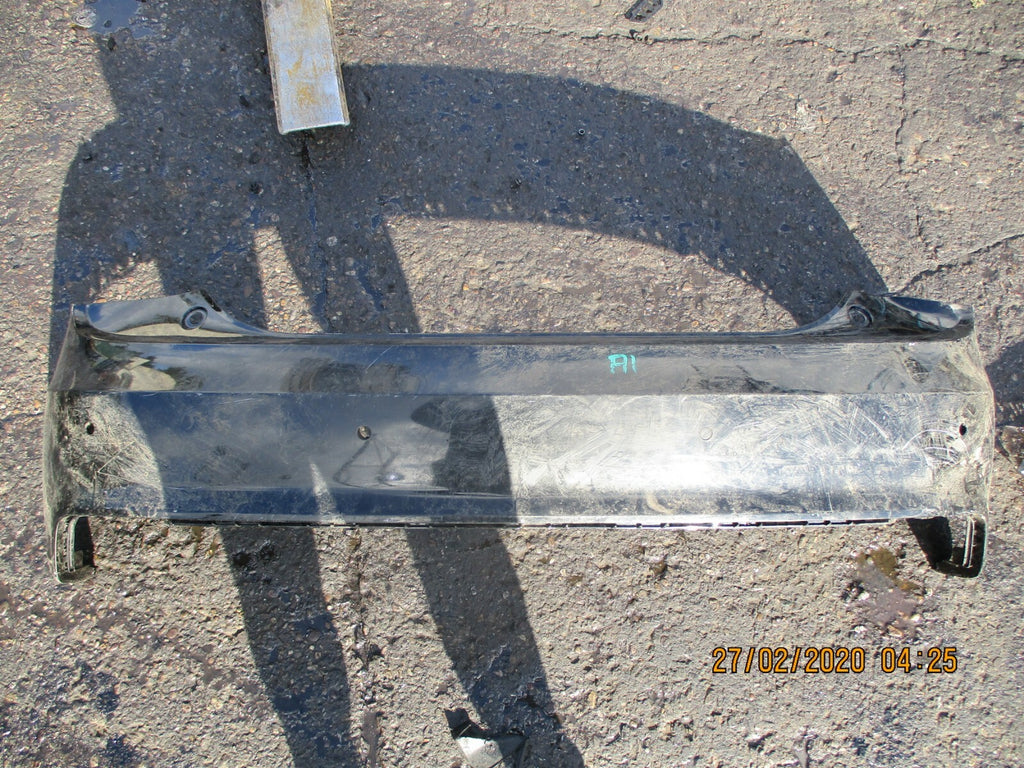 AUDI A1 8X 2018 REAR BACK PLASTIC BUMPER IN BLACK SCRATCHED