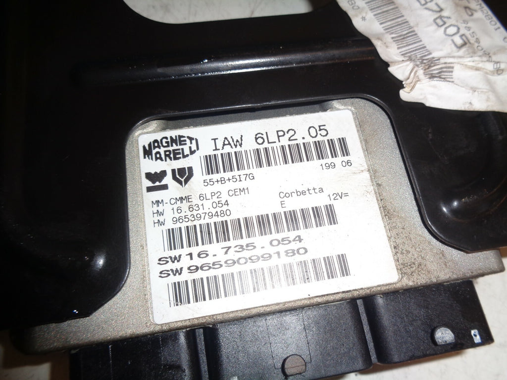 PEUGEOT 307 20052 1.4 ENGINE ECU ENGINE CONTROL MODULE 9659099180
