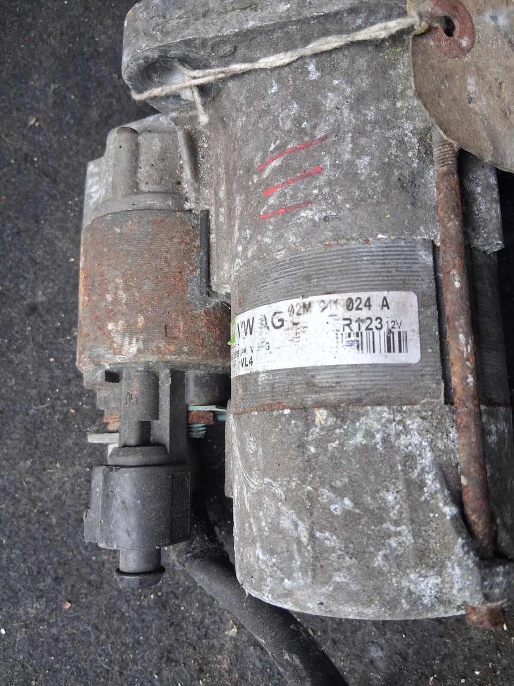 AUDI A3 8P MK2 1.6 PETROL STARTER MOTOR 02M911024A