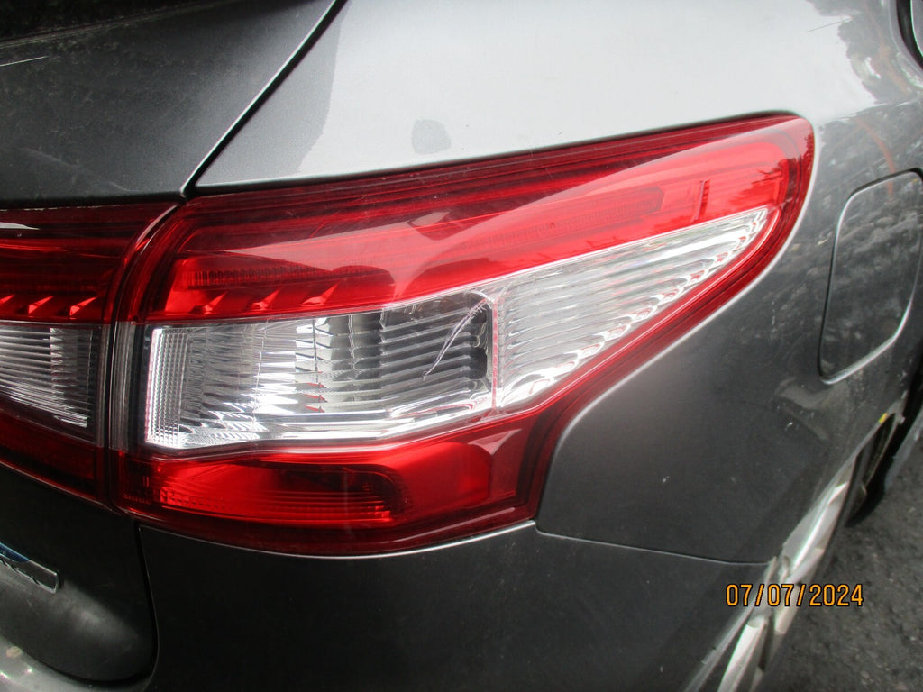 NISSAN QASHQAI J11 2014 OSR DRIVER SIDE REAR OUTER TAIL LIGHT LAMP