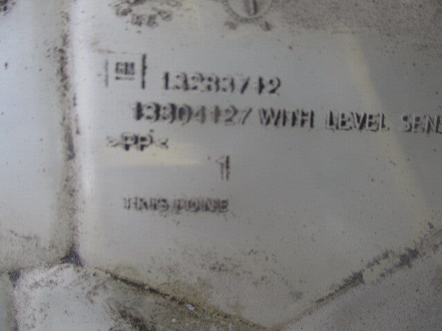 2016 VAUXHALL ZAFIRA C EXPANSION OVERFLOW BOTTLE TANK 13283712