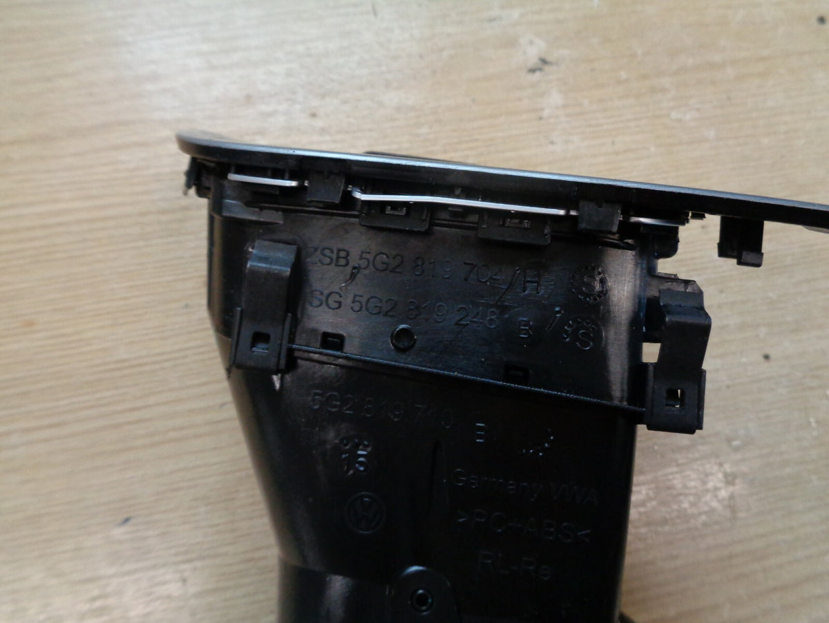 VW VOLKSWAGEN 2015 MK7 GOLF O/S DRIVER SIDE AIR VENT SATIN BLACK 5G2 819 704