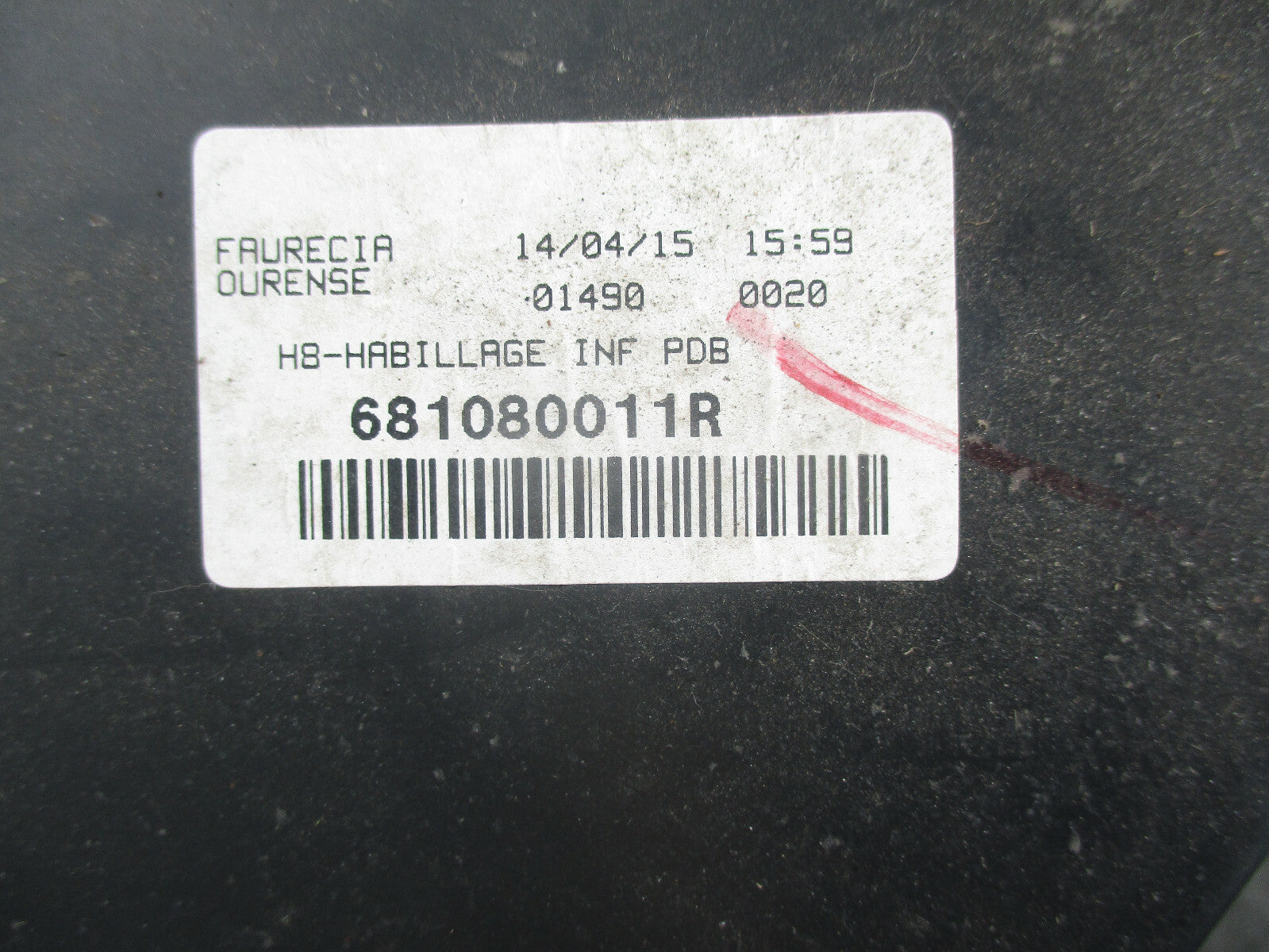 RENAULT MEGANE MK3 NS PASSENGER SIDE GLOVE BOX 681080011R