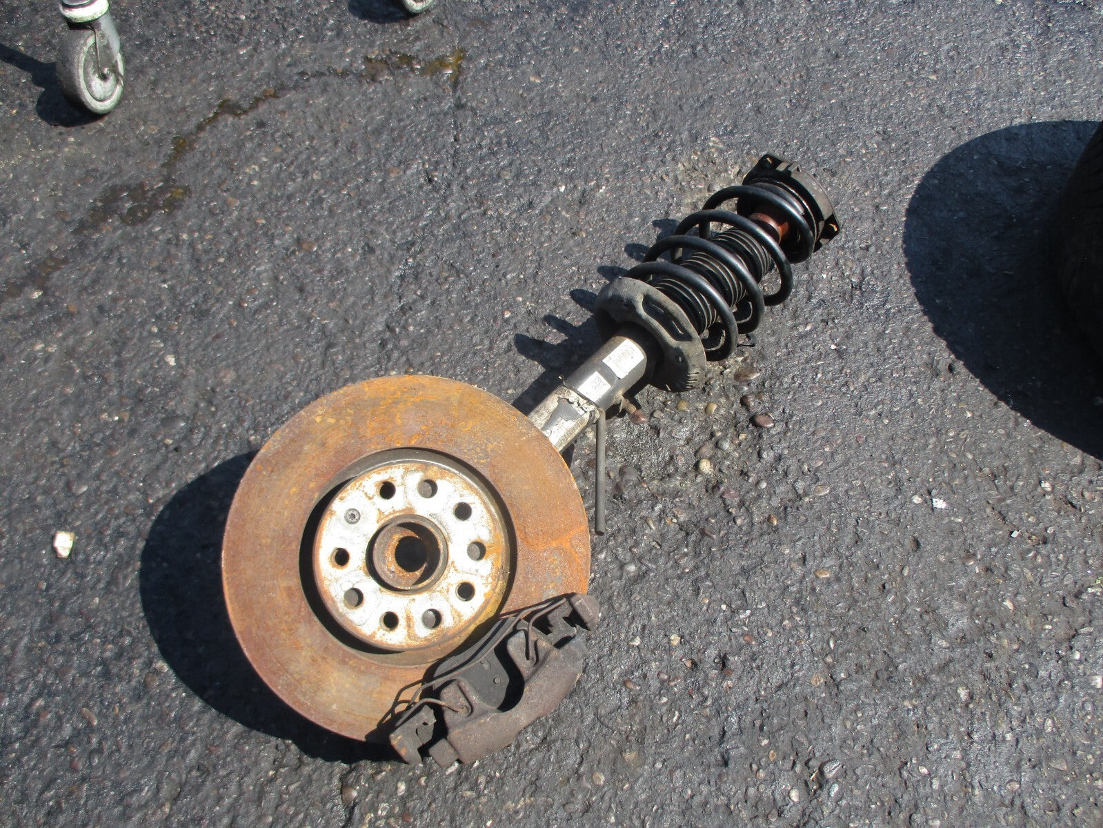 VW VOLKSWAGEN TIGUAN MK1 2015 2.0 DIESEL DRIVER SIDE LEG CALIPER SHOCK