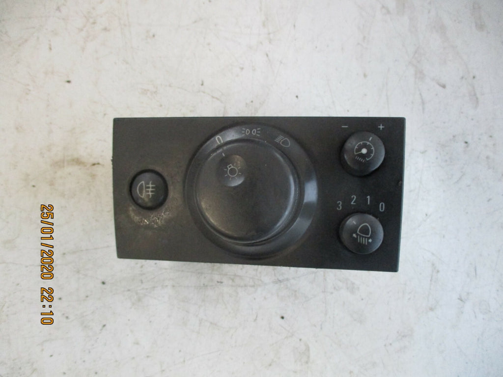 VAUXHALL MERIVA A MK1 2003 HEADLIGHT ADJUSTMENT CONTROL SWITCHES PANEL 93394756