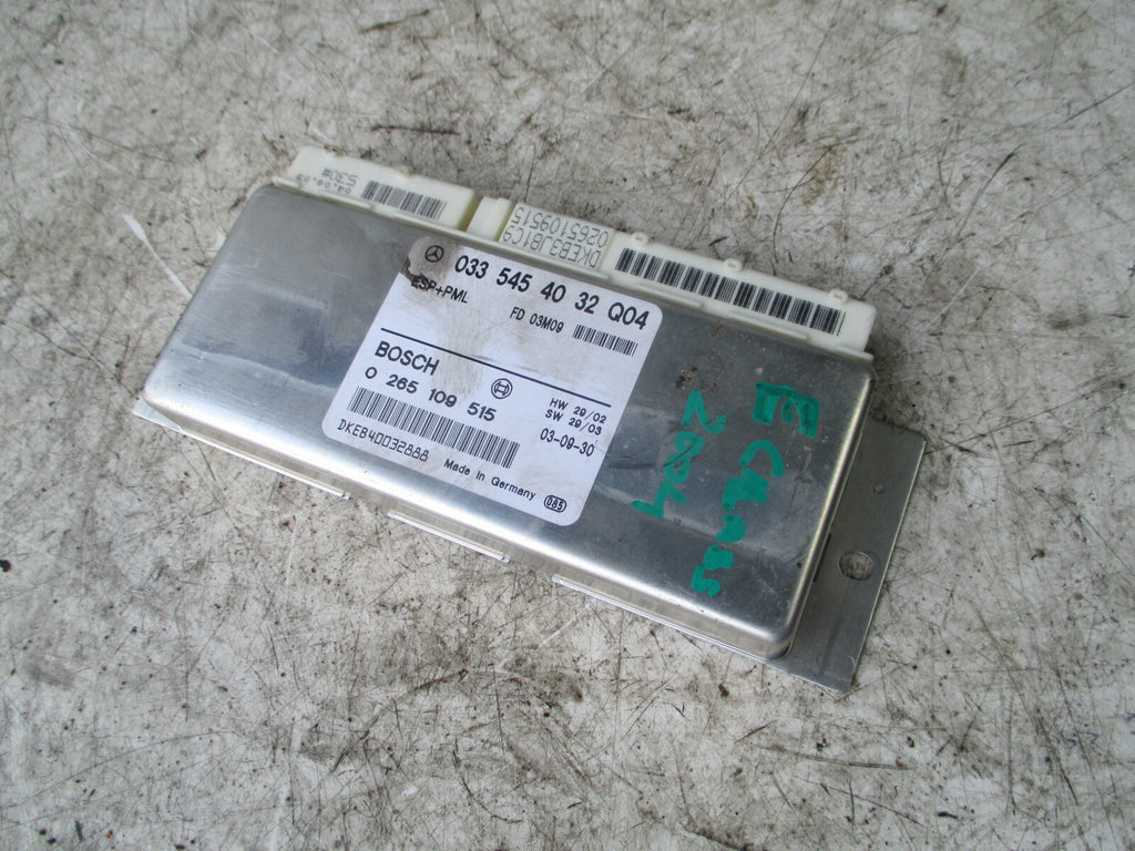 MERCEDES BENZ E CLASS W211 2004 ESP CONTROL MODULE UNIT 0335454032