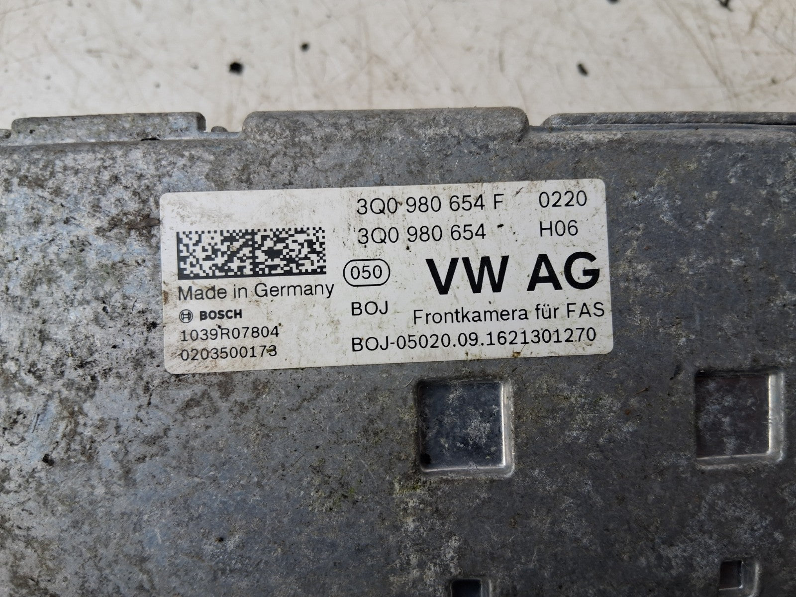2023 VW VOLKSWAGEN TIGUAN FRONT DRIVER LANE ASSIST MODULE SYSTEM 3Q0980654F