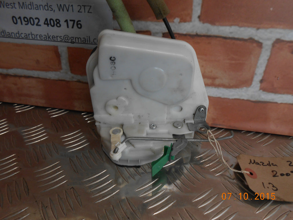 MAZDA 2 DE 2009 3DR OS DRIVER SIDE DOOR LOCK MECHANISM MECH L 8L05 A0292 DJ11