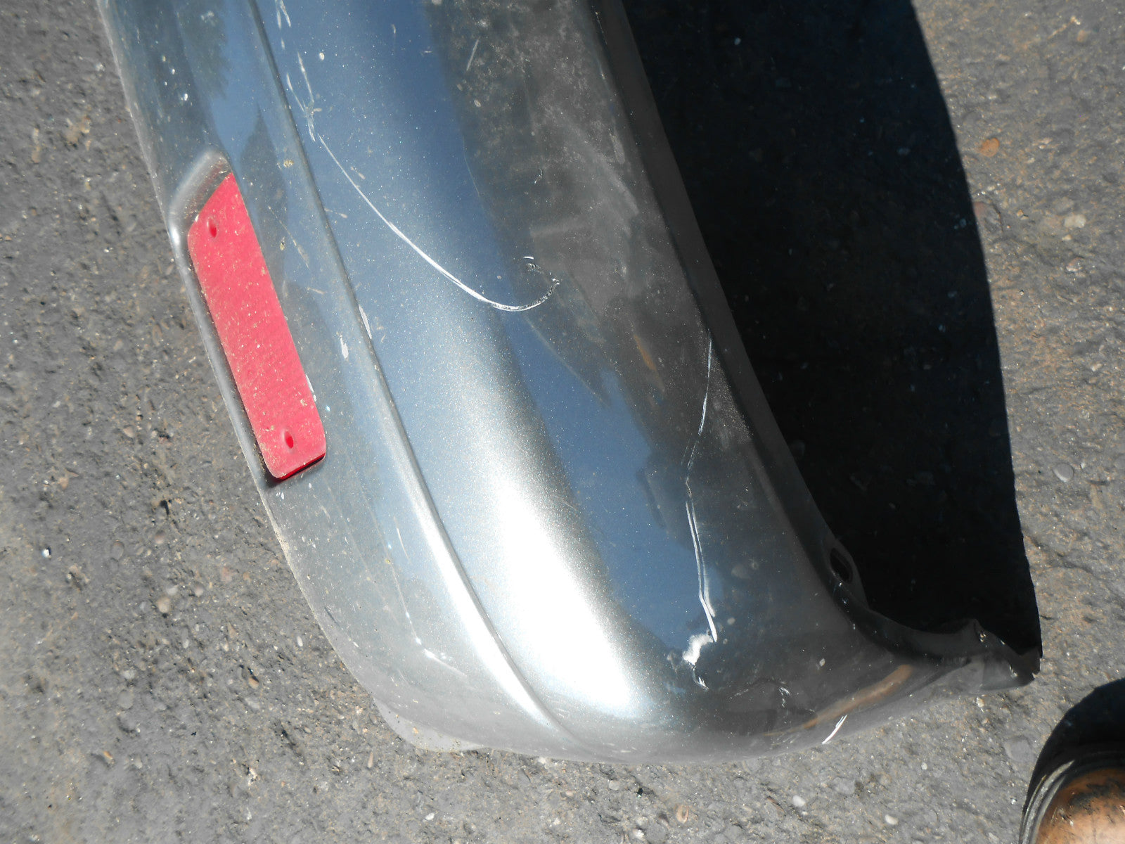 KIA SPORTAGE K00 2003 REAR BACK BUMPER COMPLETE YL COOL SILVER