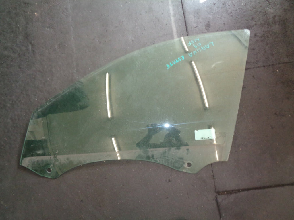 RENAULT LAGUNA MK2 2003 ESTATE  NSF PASSENGER SIDE FRONT DOOR WINDOW GLASS
