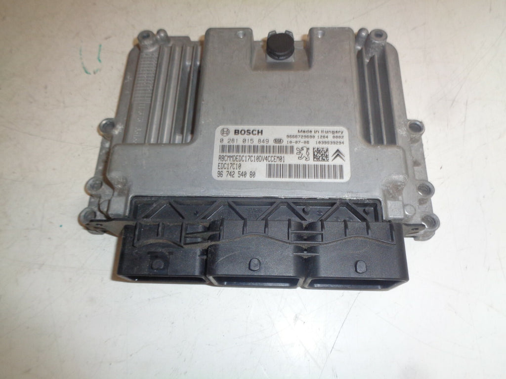 CITROEN C3 MK2 2010 1.4 DIESEL ECU ENGINE CONTROL MODULE 9674254080