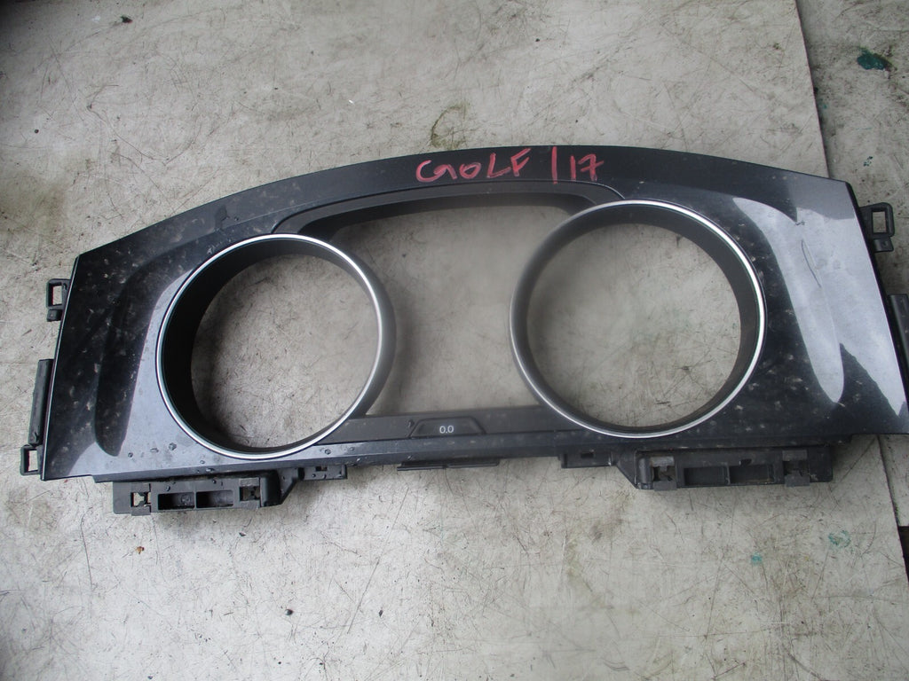 2017 VOLKSWAGEN GOLF SPEEDOMETER INSTRUMENT CLUSTER SURROUND TRIM 15G0919069