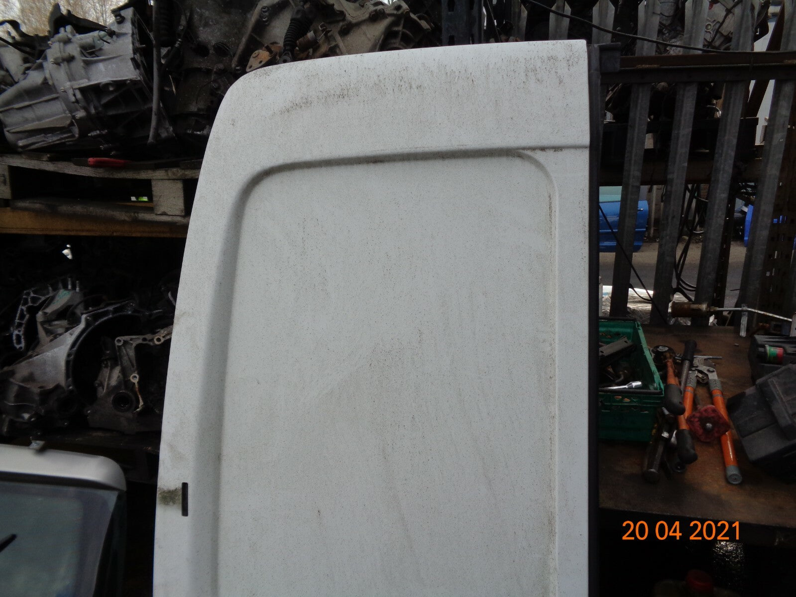 LDV MAXUS VAN 2006 NSR PASSENGER SIDE REAR DOOR IN WHITE