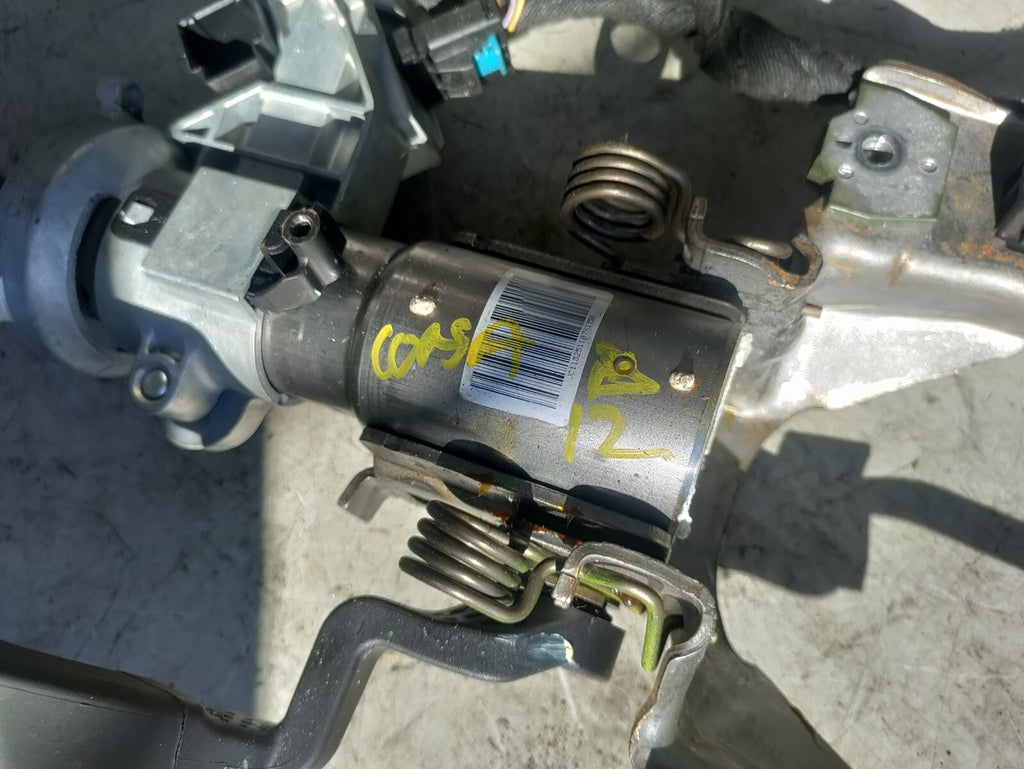 VAUXHALL CORSA D 2012 STEERING COLUMN IGNITION BARREL & KEY