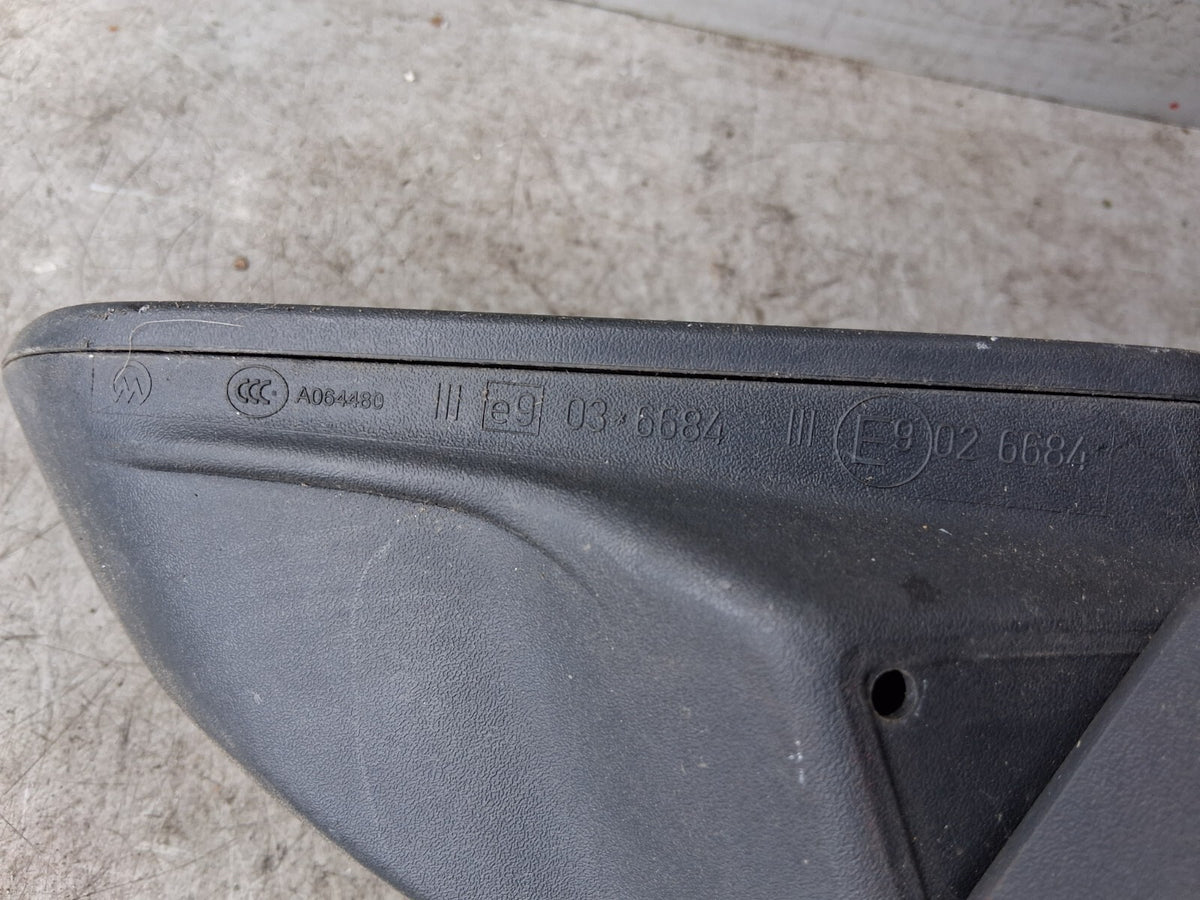 SEAT IBIZA MK5 2018 6F KJ NS PASSENGER SIDE LEFT WING MIRROR GREY