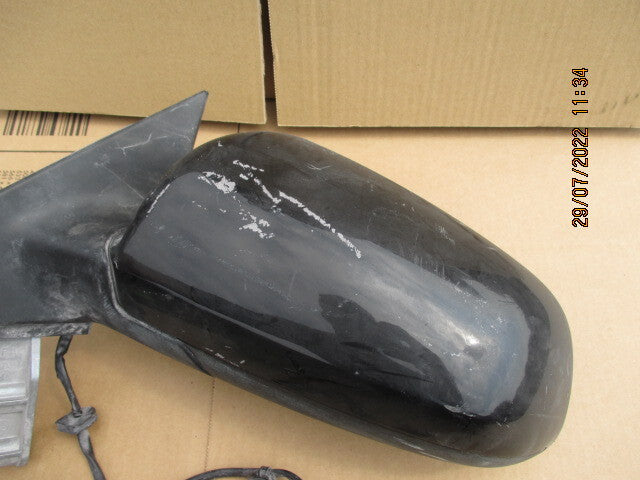 AUDI A4 B7 2007 NSF PASSENGER SIDE FRONT WING MIRROR BLACK