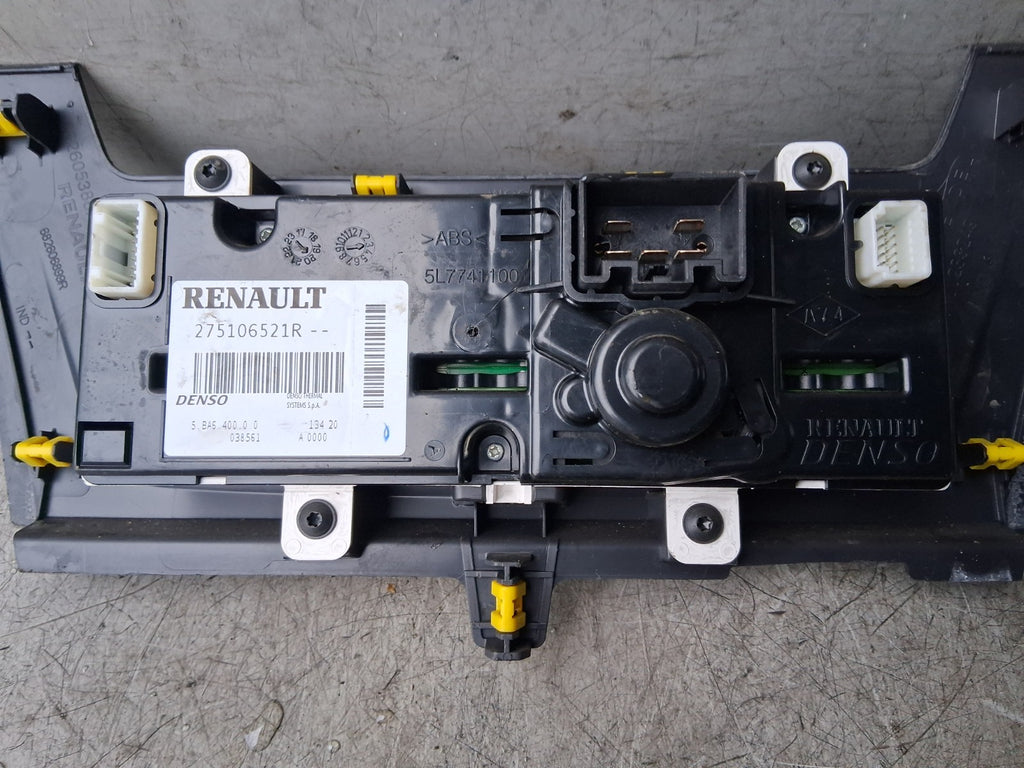 2020 RENAULT MASTER AC HEATER CONTROL PANEL 275106521R