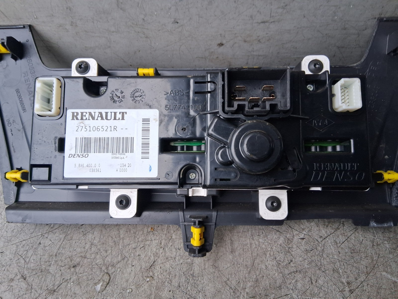 2020 RENAULT MASTER AC HEATER CONTROL PANEL 275106521R