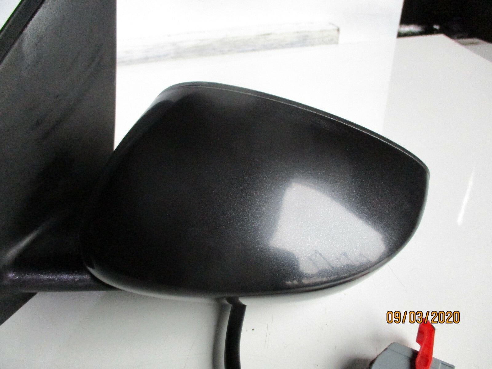 FIAT STILO 2005 NS PASSENGER SIDE ELECTRIC DOOR WING MIRROR BLACK E30158459