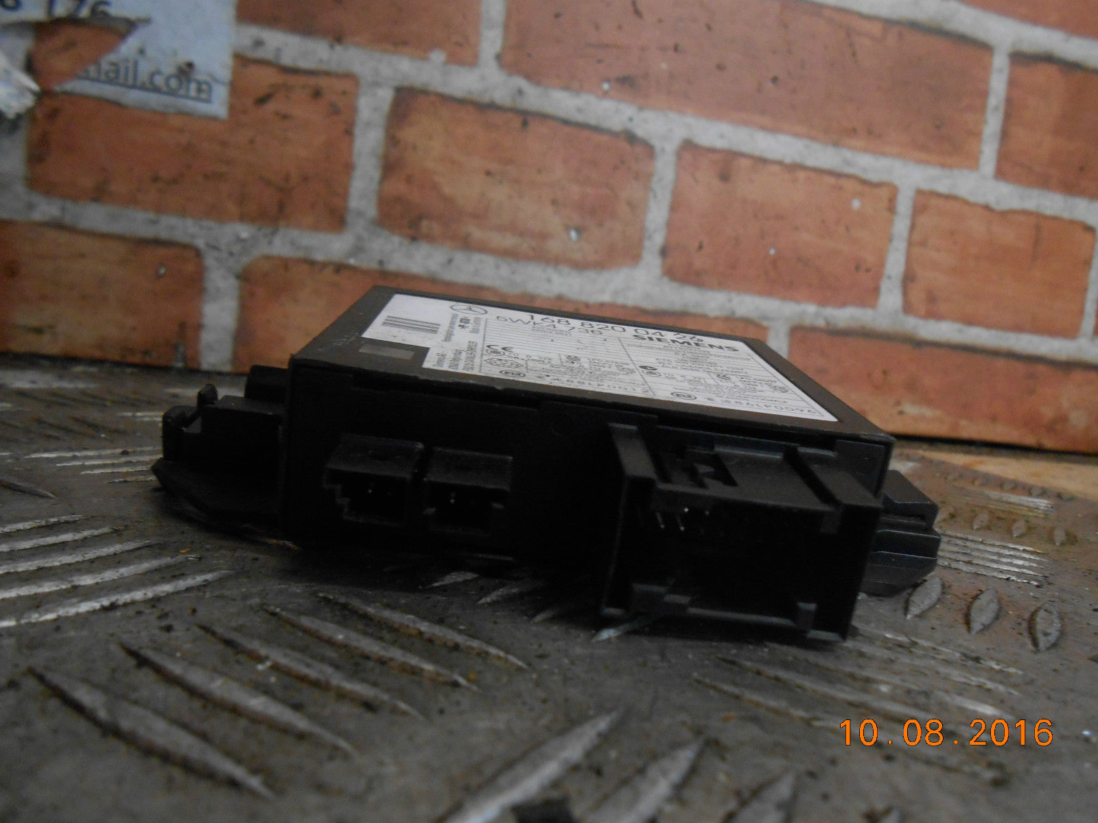 MERCEDES A CLASS W168 1999 IMMOBILIZER ECU MODULE 1688200426