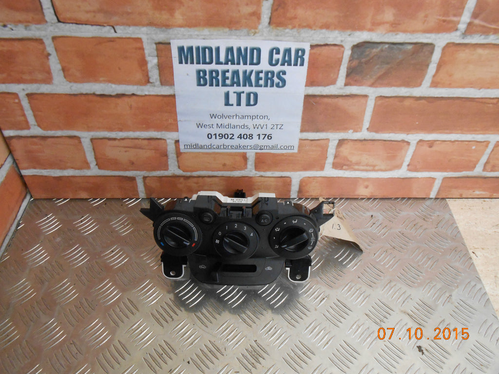 MAZDA 2 2009 HEATER AC AIR CONDITIONING CLIMATE CONTROL PANEL N D651 8L08
