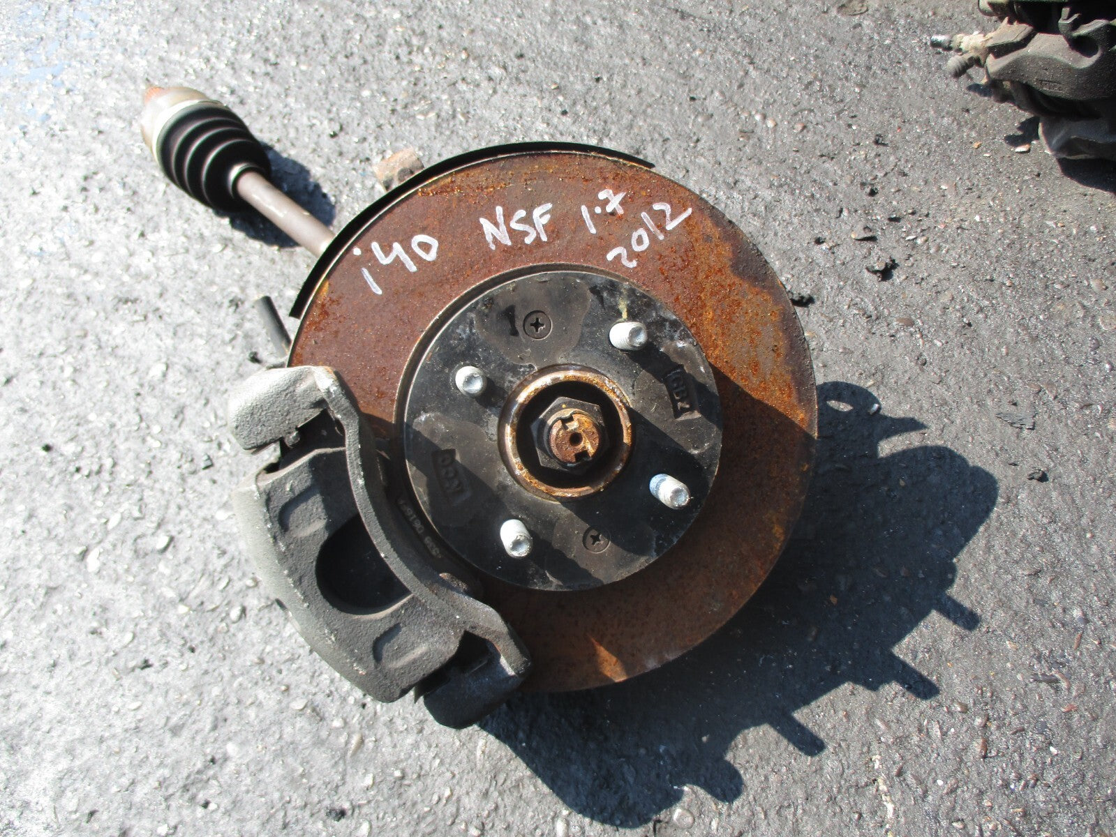 HYUNDAI I40 2012 1.7 CRDI NSF PASSENGER SIDE FRONT WHEEL HUB DRIVESHAFT
