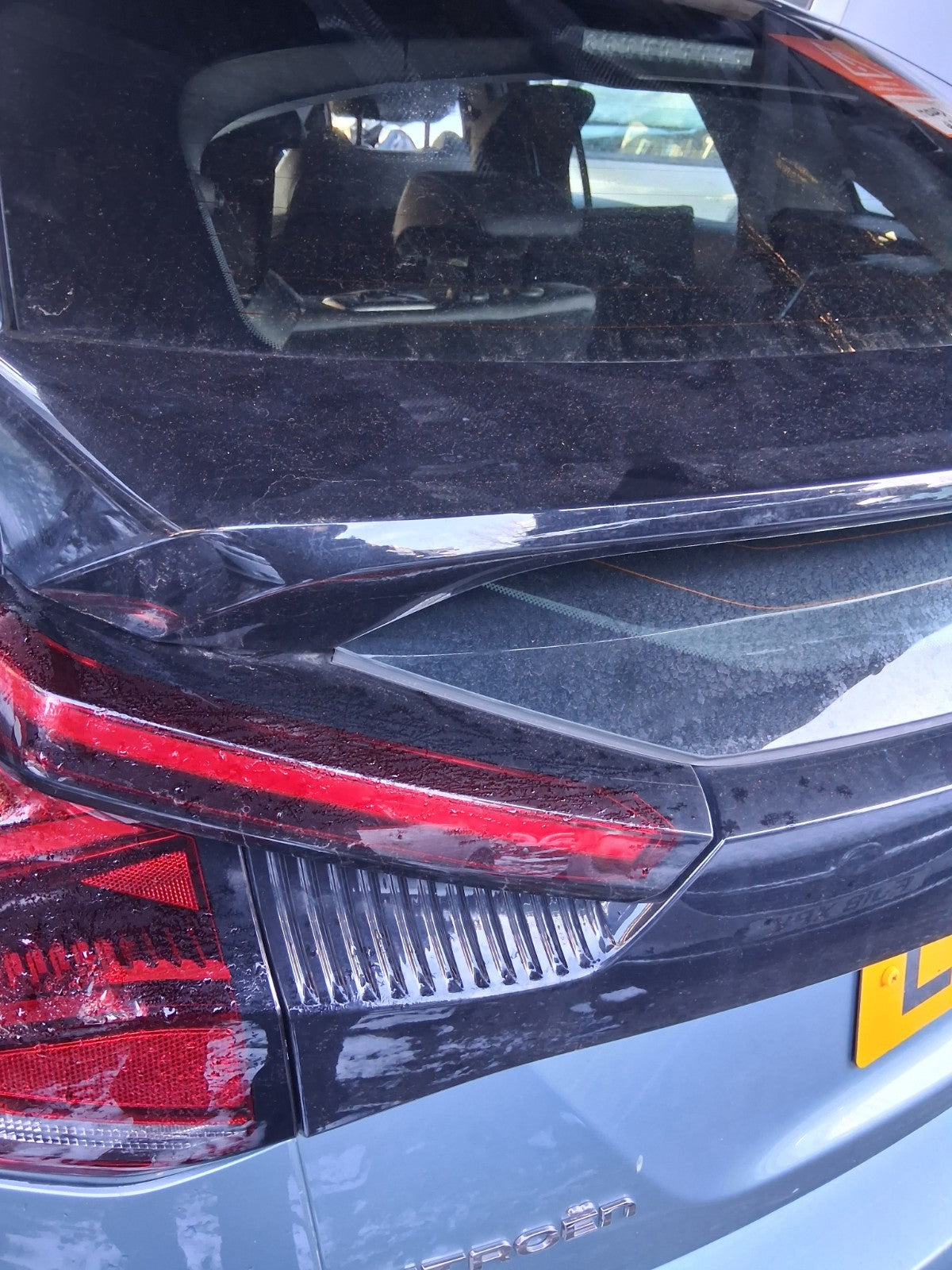 2023 CITROEN C4 MK3 NSR PASSENGER SIDE REAR LEFT INNER TAIL LIGHT