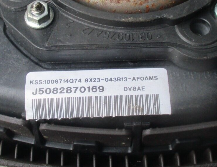 JAGUAR XF DRIVER STEERING WHEEL AIRBAG ONLY 8X23-043BI3