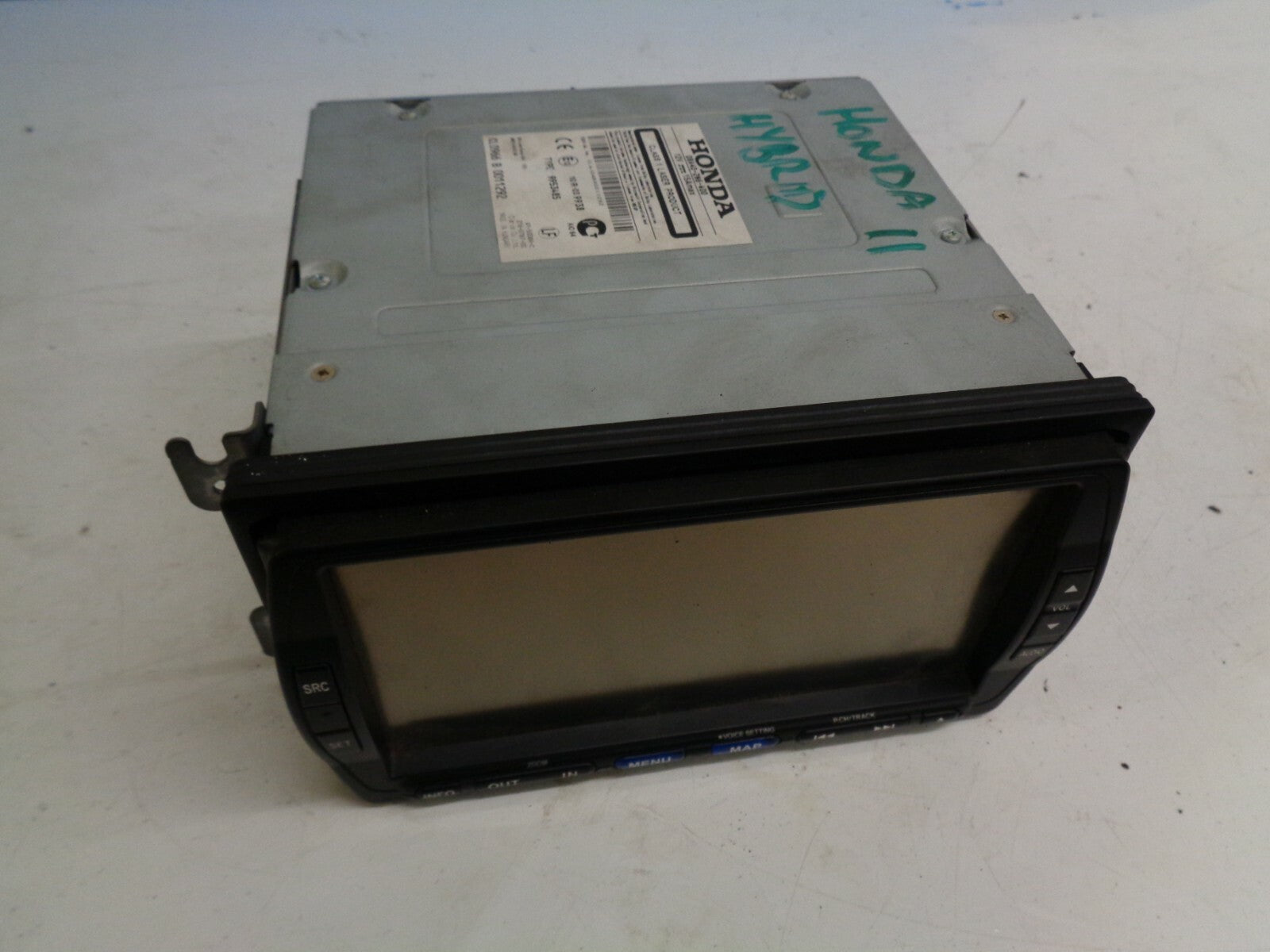 HONDA INSIGHT HYBRID MK2 2011 STEREO RADIO CD PLAYER HEAD UNIT 08A402N6400