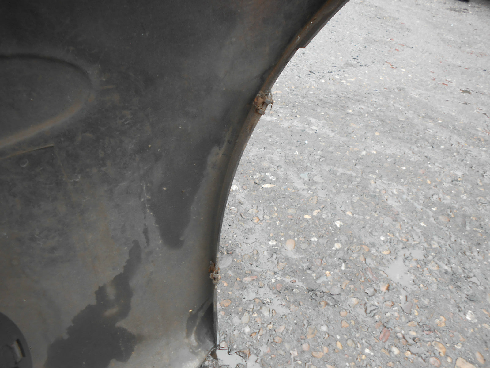 DAEWOO MATIZ 1999 COMPLETE FRONT BUMPER ORANGE