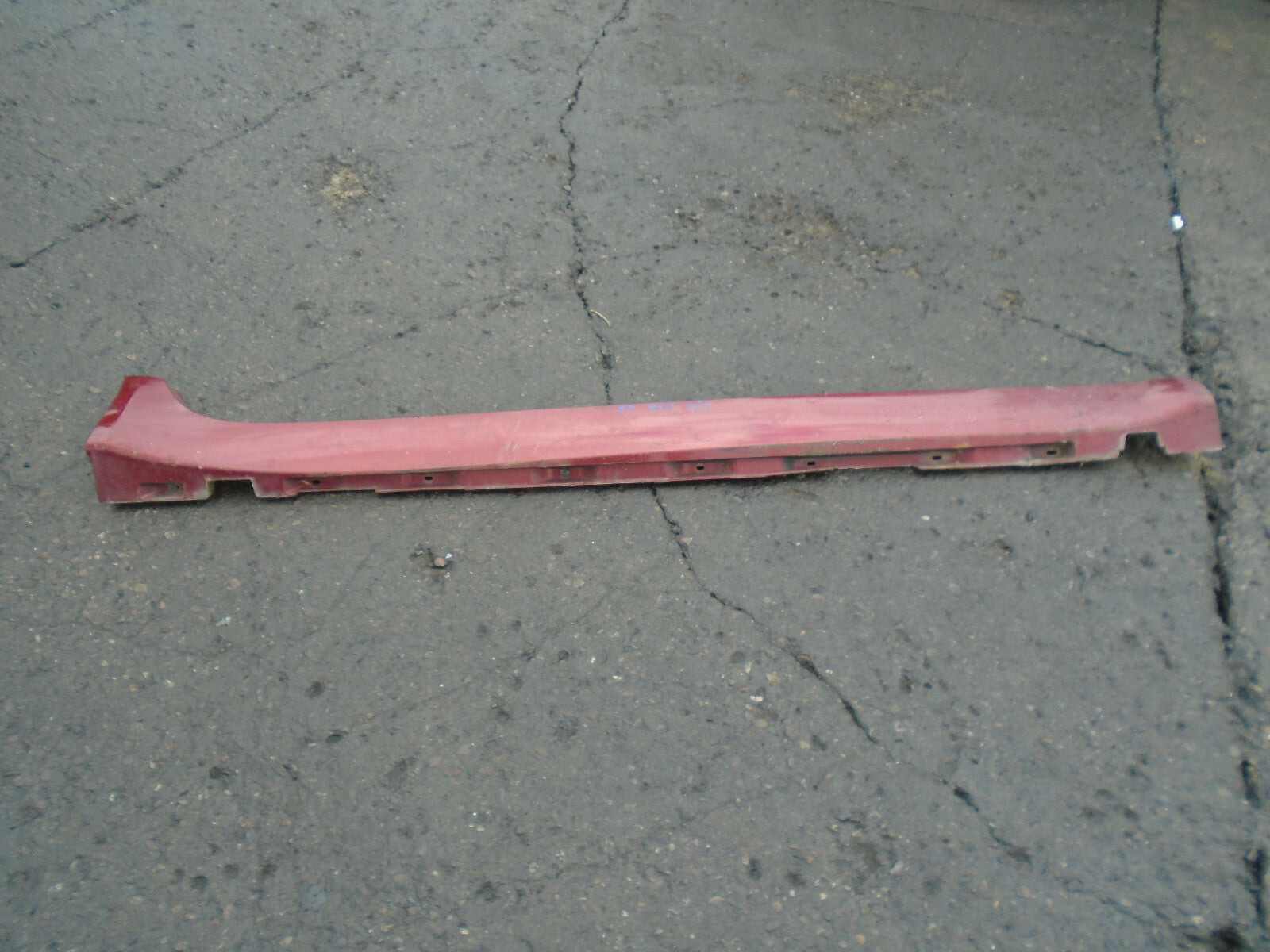 JAGUAR XF FACELIFT 2013 OS DRIVER SIDE SKIRT VALANCE IN RED CAJ