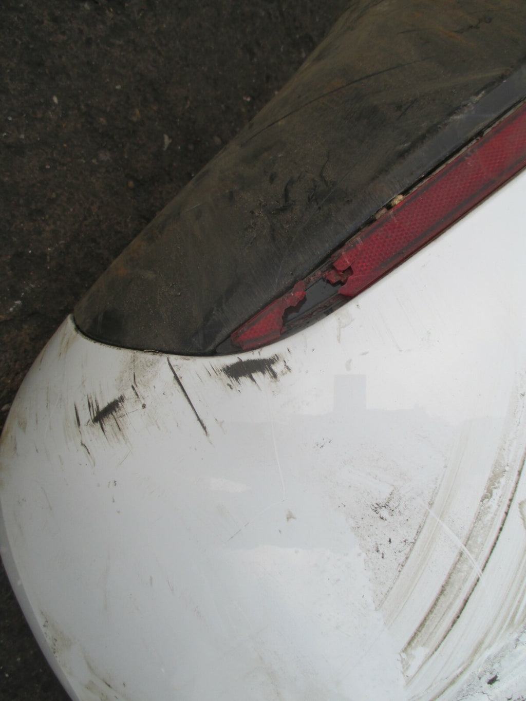 VAUXHALL ASTRA K MK7 2020 REAR BACK PLASTIC BUMPER WHITE Z40R DAMAGED SPARES