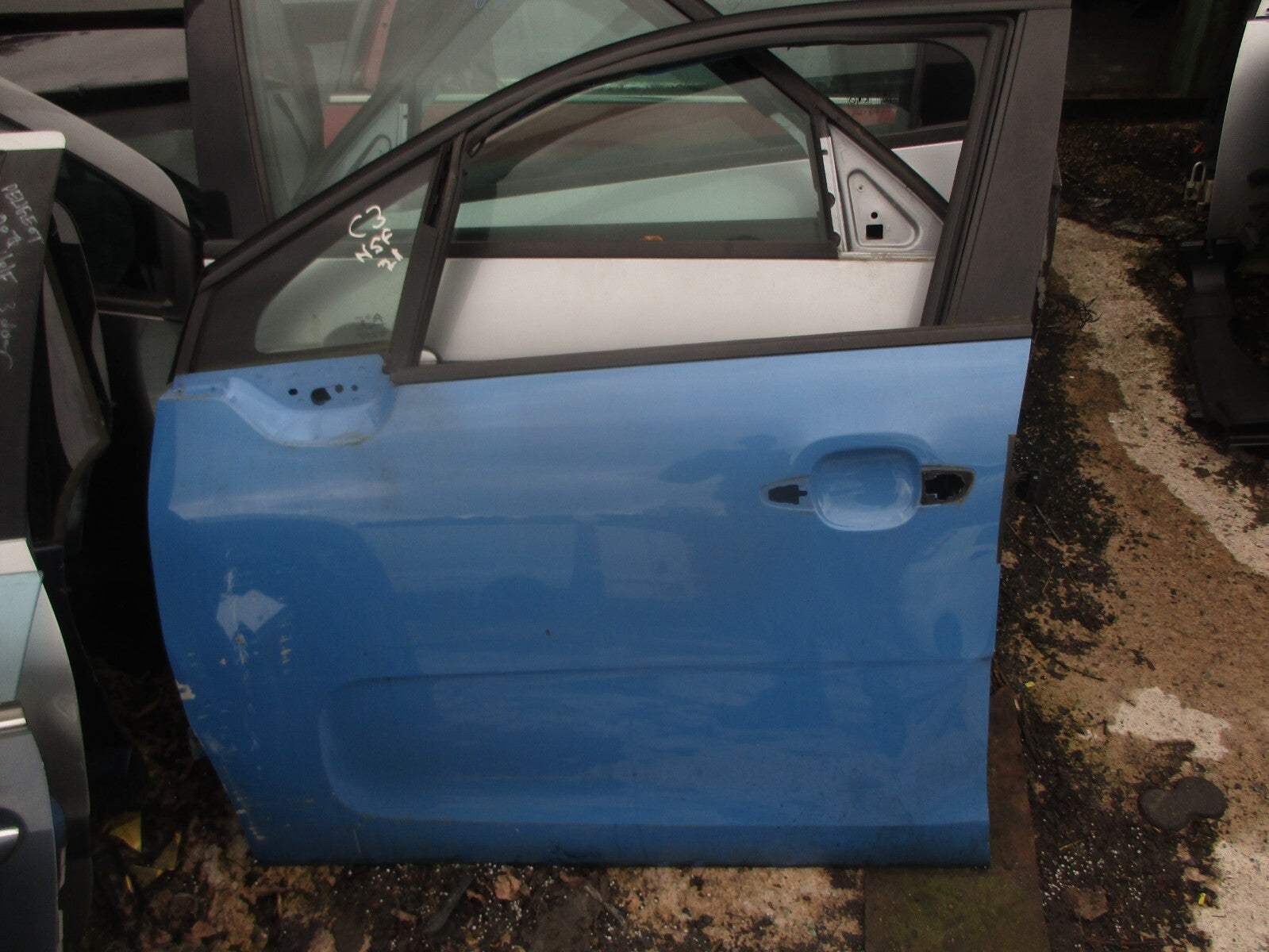 2021 CITROEN C3 MK3 PASSENGER SIDE FRONT LEFT DOOR COBALT BLUE
