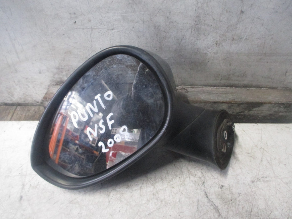 FIAT GRANDE PUNTO MK3 2008 3 DOOR NS PASSENGER SIDE DOOR WING MIRROR GREY 595/A