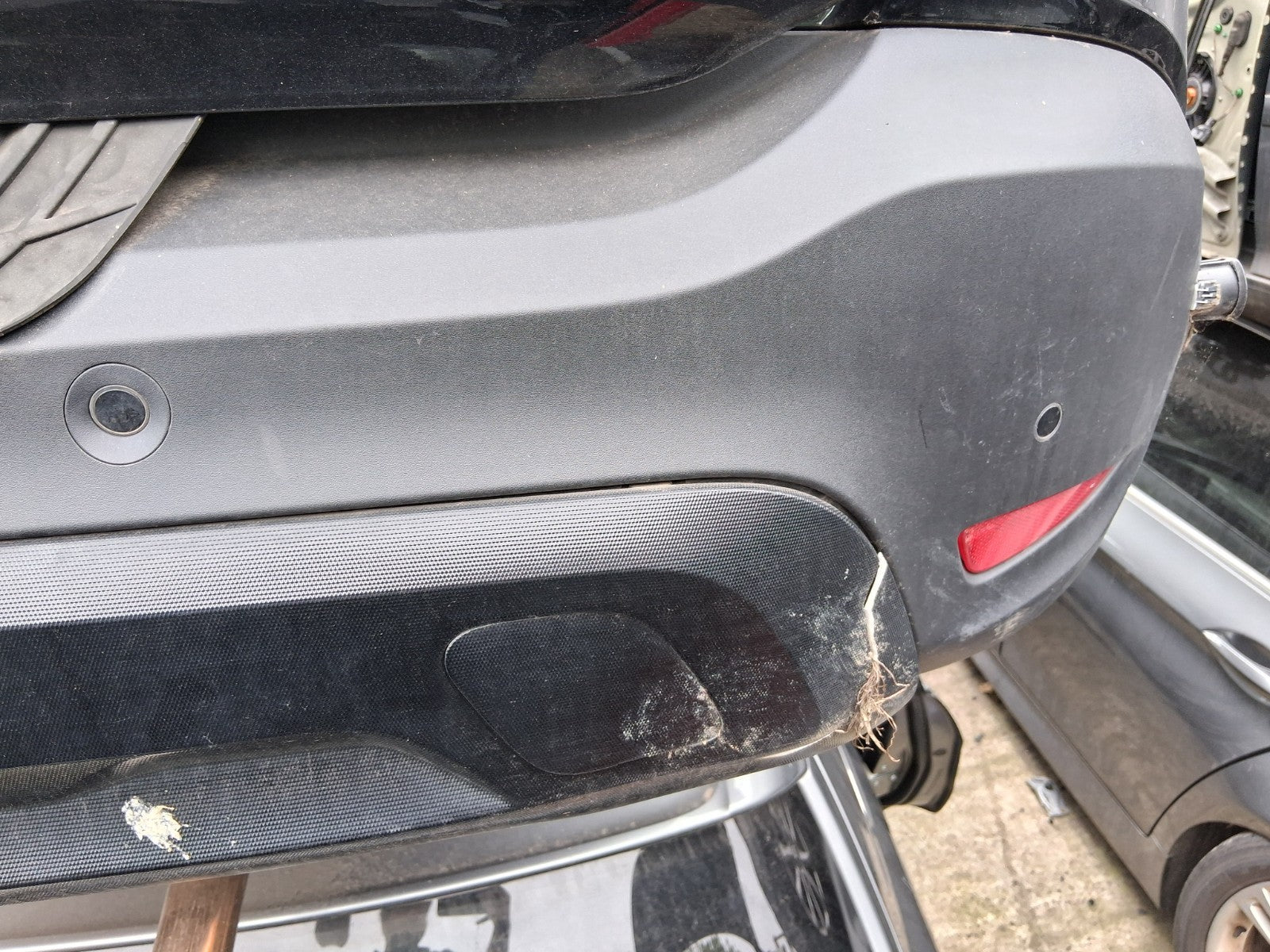 2024 VAUXHALL CROSSLAND COMPLETE REAR BUMPER DIAMOND BLACK METALLIC 23G