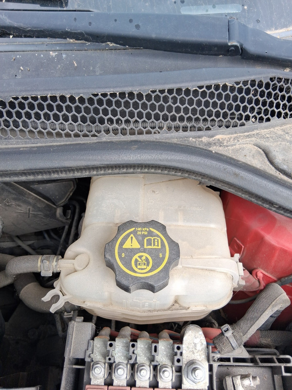 2015 VAUXHALL ASTRA J COOLANT WATER EXPANSION TANK RESERVOIR
