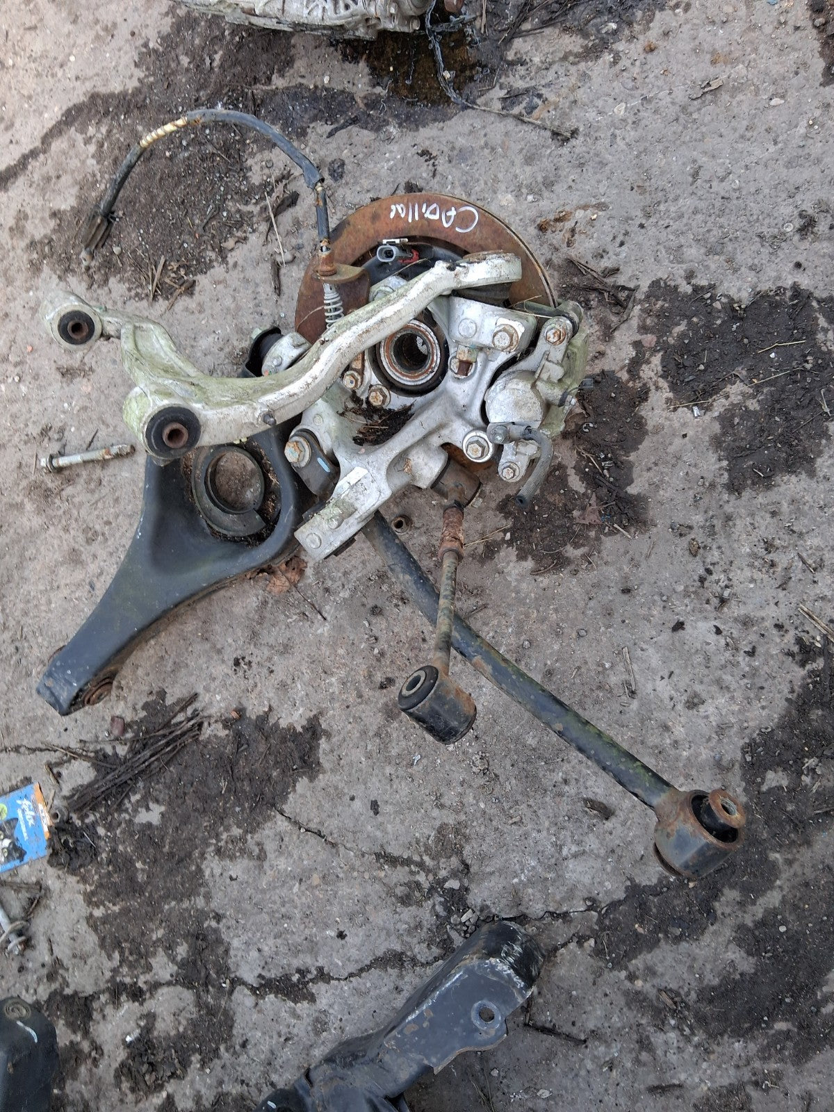 CADILLAC CTS 2007 2.79 PETROL REAR RIGHT DRIVER SIDE WHEEL HUB
