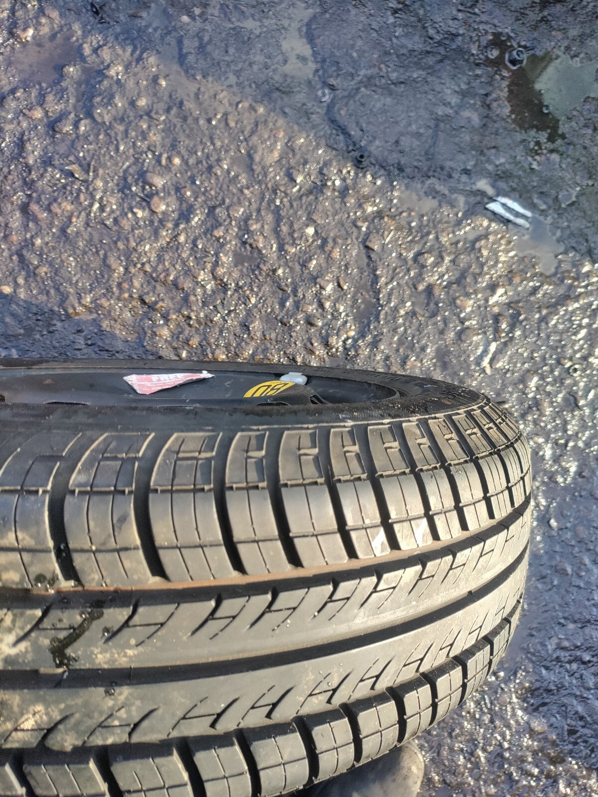 FORD FIESTA MK6 2006 STEEL WHEEL WITH TYRE 175/65R14
