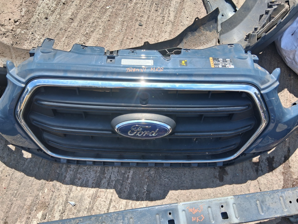 2021 FORD TRANSIT MK8 FRONT BUMPER MAIN BADGE GRILL CAMERA CHROME GRILLE