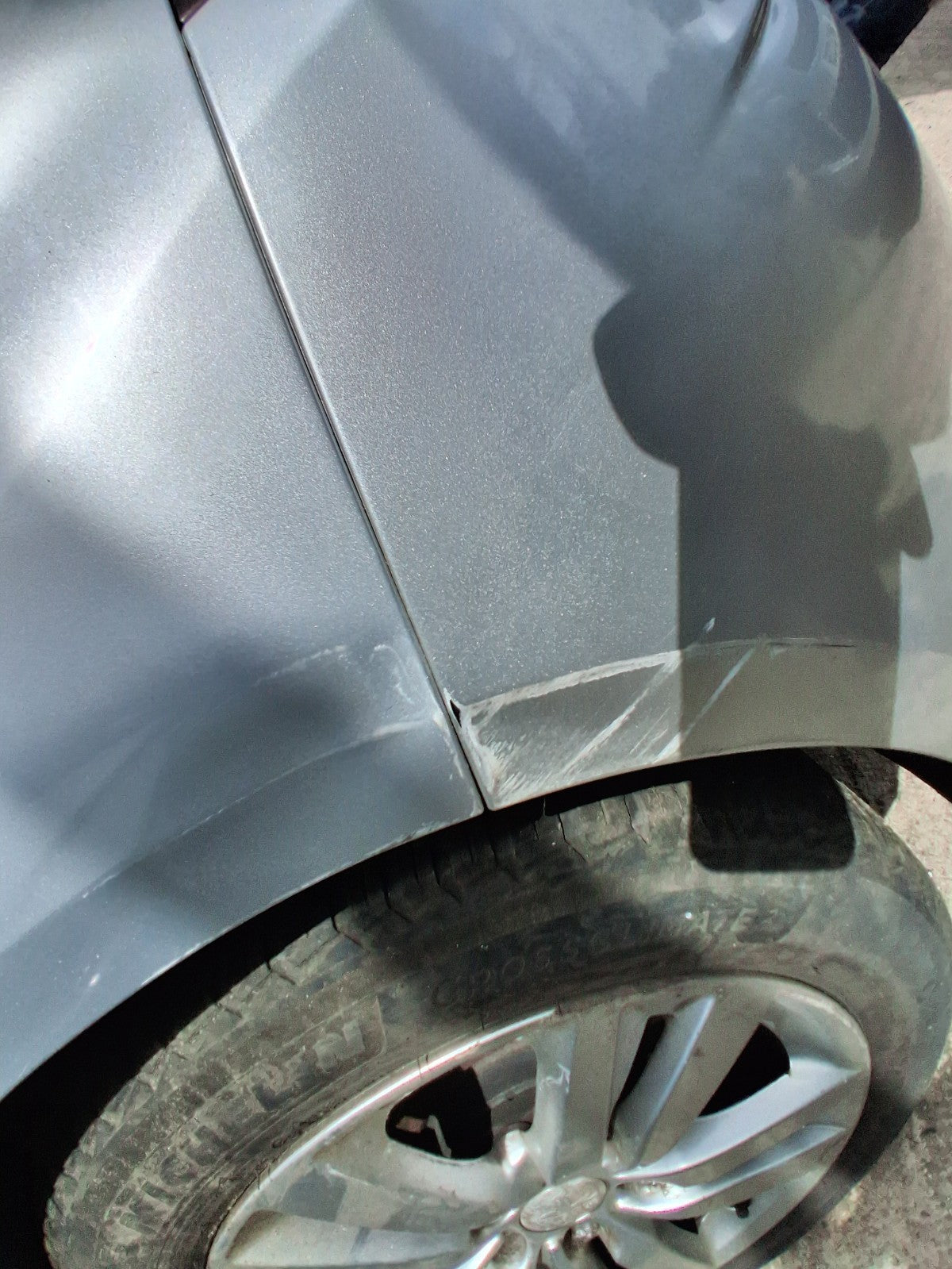 2014 PEUGEOT 308 MK2 HATCH REAR COMPLETE BUMPER PDC SENSOR GRIS ALUMINIUM EZR