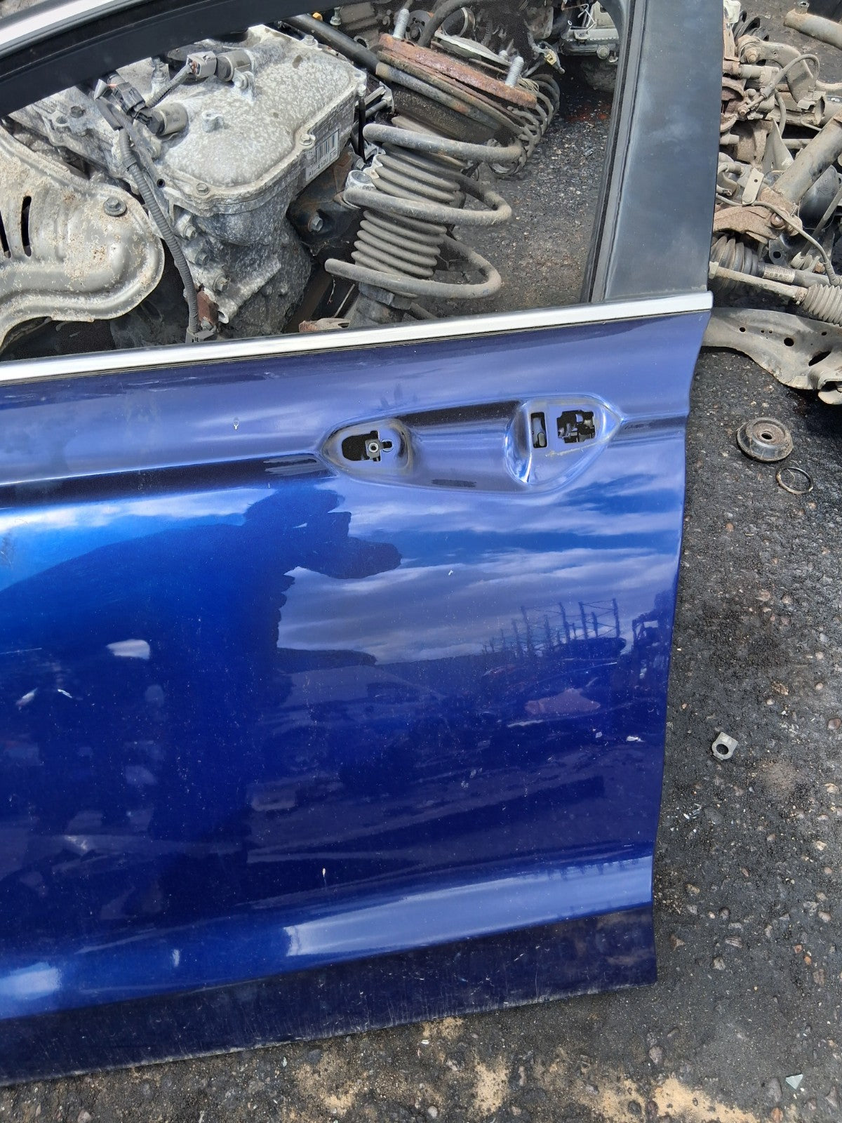 2017 FORD MONDEO MK5 NSF PASSENGER SIDE FRONT LEFT BARE DOOR BLUE LD
