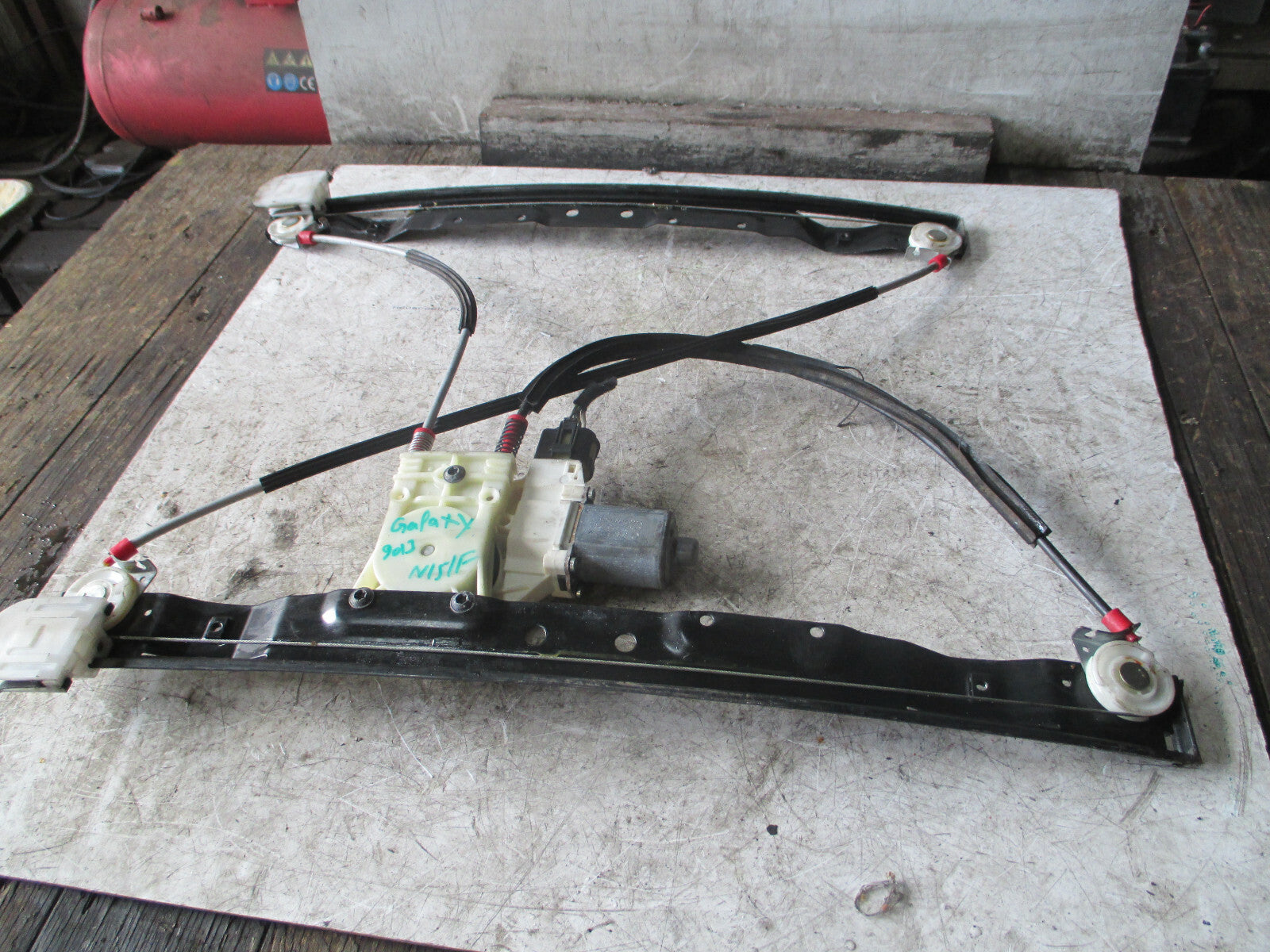 FORD GALAXY 2013 MK3 NSF PASSENGER SIDE FRONT WINDOW MOTOR REGULATOR