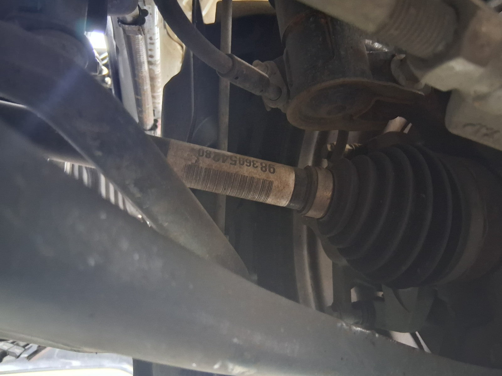 PEUGEOT 208 MK2 2025 1.2 PETROL OS DRIVER SIDE MANUAL DRIVESHAFT 9836054280